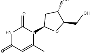 Uridine, 2'-deoxy-6-methyl- Structural