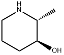 rel-(2R,3S)-2-methylpiperidin-3-ol Structural