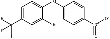 Benzene, 2-bromo-1-(4-nitrophenoxy)-4-(trifluoromethyl)- Structural