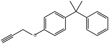 Benzene, 1-(1-methyl-1-phenylethyl)-4-(2-propyn-1-yloxy)- Structural