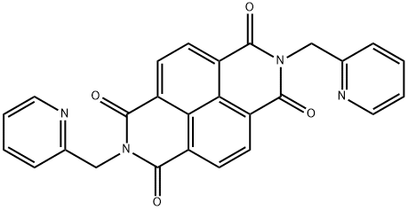 Benzo[lmn][3,8]phenanthroline-1,3,6,8(2H,7H)-tetrone, 2,7-bis(2-pyridinylmethyl)- Structural