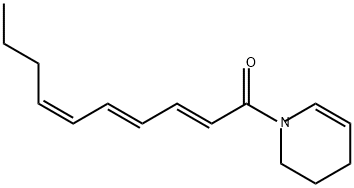 Pyridine, 1,2,3,4-tetrahydro-1-(1-oxo-2,4,6-decatrienyl)-, (E,E,Z)- (9CI) Structural