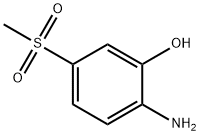 Phenol, 2-amino-5-(methylsulfonyl)- Structural