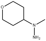 Hydrazine, 1-methyl-1-(tetrahydro-2H-pyran-4-yl)- Structural