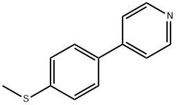 Pyridine, 4-[4-(methylthio)phenyl]- Structural