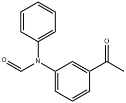 Formamide, N-(3-acetylphenyl)-N-phenyl- Structural
