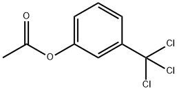 Phenol, 3-(trichloromethyl)-, 1-acetate Structural