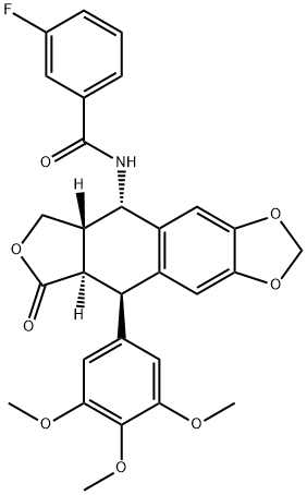 Podophyllotoxin, derivative of