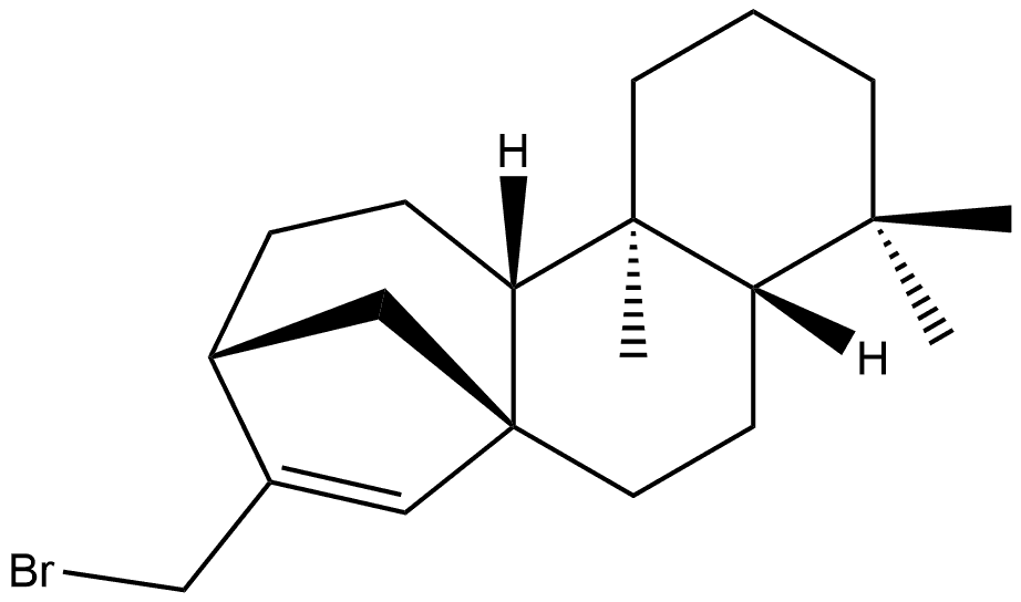 Kaur-15-ene, 17-bromo-, (5α,9α,10β)- (9CI) Structural