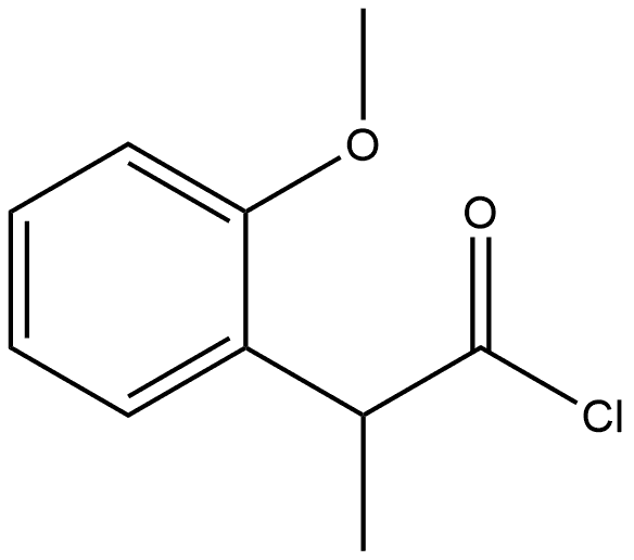 Benzeneacetyl chloride, 2-methoxy-α-methyl- Structural
