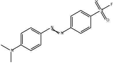 Benzenesulfonyl fluoride, 4-[2-[4-(dimethylamino)phenyl]diazenyl]- Structural
