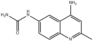 Urea, N-(4-amino-2-methyl-6-quinolinyl)- Structural