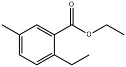 Ethyl 2-ethyl-5-methylbenzoate Structural