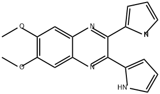 Quinoxaline, 6,7-dimethoxy-2,3-di-1H-pyrrol-2-yl- Structural