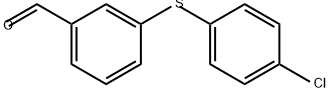 Benzaldehyde, 3-[(4-chlorophenyl)thio]- Structural