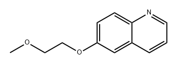 Quinoline, 6-(2-methoxyethoxy)- Structural