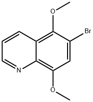 Quinoline, 6-bromo-5,8-dimethoxy- Structural