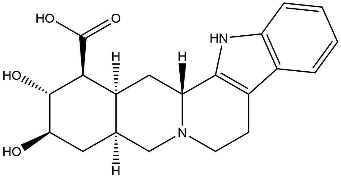 Yohimban-16-carboxylic acid, 17,18-dihydroxy-, (3β,16β,17α,18β,20α)- (9CI) Structural
