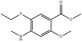 methyl 5-(ethylthio)-2-methoxy-4-(methylamino)benzoate
