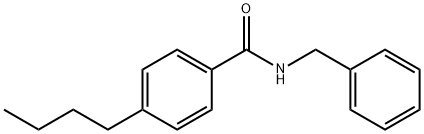Benzamide, 4-butyl-N-(phenylmethyl)- Structural