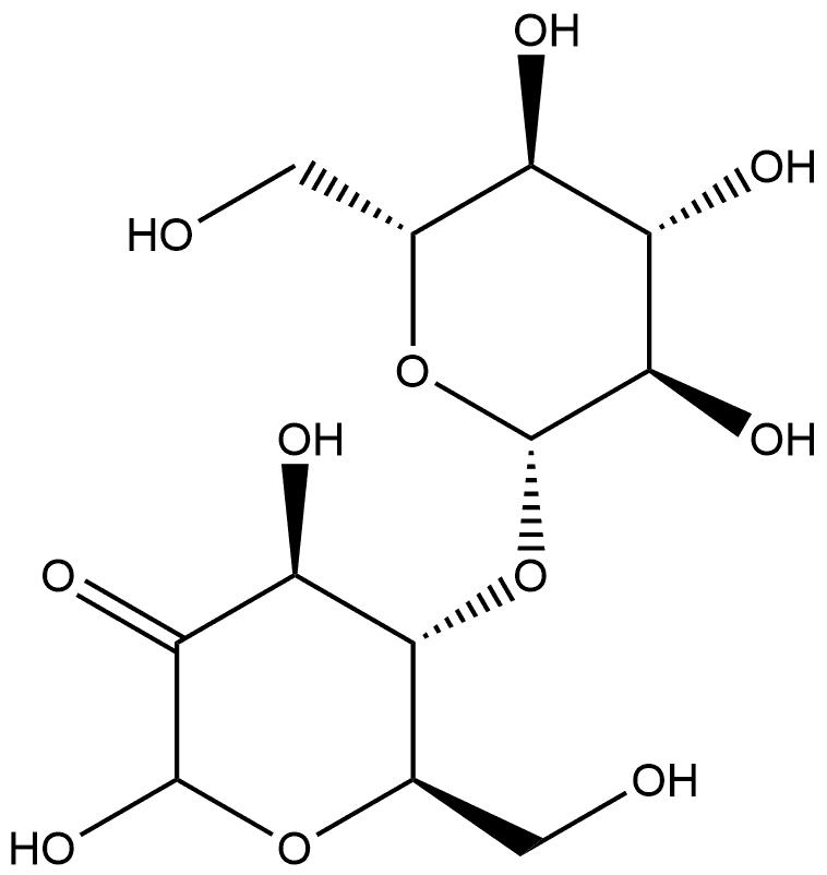 D-arabino-Hexopyranos-2-ulose, 4-O-β-D-glucopyranosyl- Structural