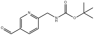 Carbamic acid, [(5-formyl-2-pyridinyl)methyl]-, 1,1-dimethylethyl ester (9CI) Structural