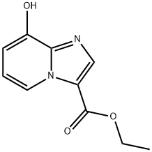 Imidazo[1,2-a]pyridine-3-carboxylic acid, 8-hydroxy-, ethyl ester Structural