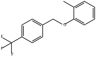 Benzene, 1-methyl-2-[[4-(trifluoromethyl)phenyl]methoxy]- Structural