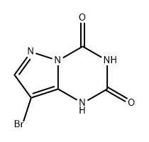 Pyrazolo[1,5-a]-1,3,5-triazine-2,4(1H,3H)-dione, 8-bromo- Structural