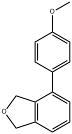 Isobenzofuran, 1,3-dihydro-4-(4-methoxyphenyl)- Structural