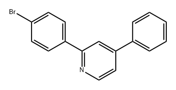 Pyridine, 2-(4-bromophenyl)-4-phenyl- Structural