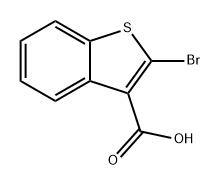 Benzo[b]thiophene-3-carboxylic acid, 2-bromo- Structural