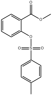 Benzoic acid, 2-[[(4-methylphenyl)sulfonyl]oxy]-, methyl ester Structural