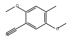 Benzonitrile, 2,5-dimethoxy-4-methyl- Structural