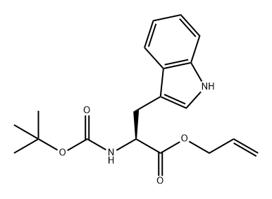 L-Tryptophan, N-[(1,1-dimethylethoxy)carbonyl]-, 2-propen-1-yl ester Structural
