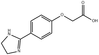 Acetic acid, 2-[4-(4,5-dihydro-1H-imidazol-2-yl)phenoxy]- Structural