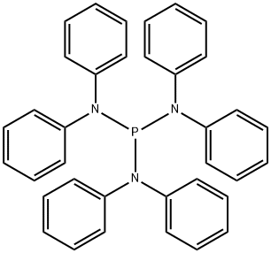 Phosphorous triamide, N,N,N',N',N'',N''-hexaphenyl- Structural