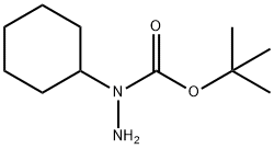 Hydrazinecarboxylic acid, 1-cyclohexyl-, 1,1-dimethylethyl ester Structural