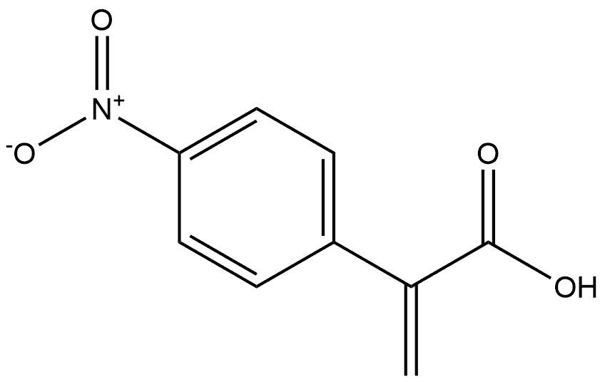 Benzeneacetic acid, α-methylene-4-nitro- Structural