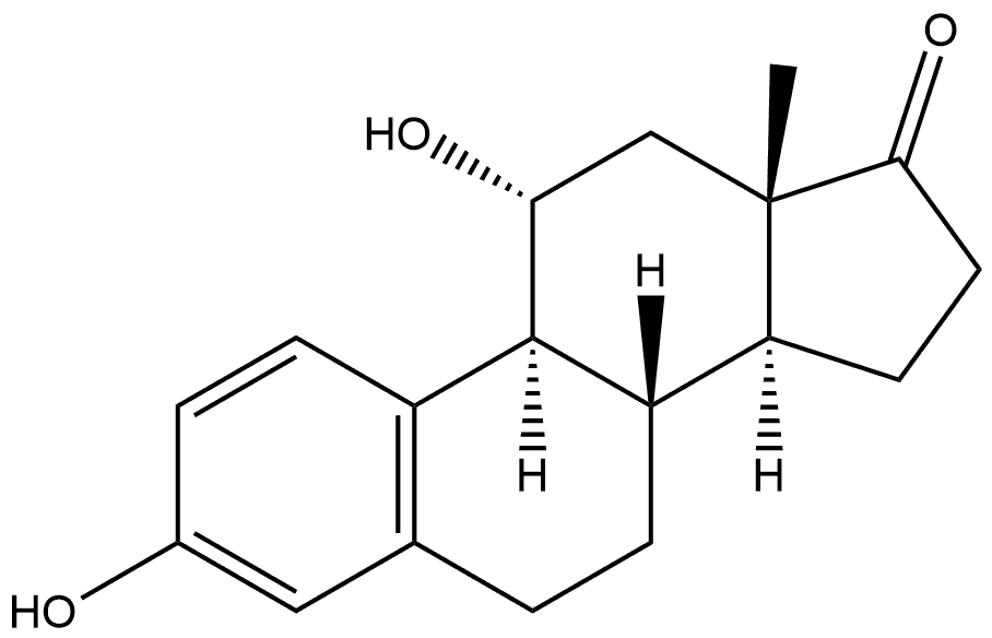 Estra-1,3,5(10)-trien-17-one, 3,11-dihydroxy-, (11α)- Structural