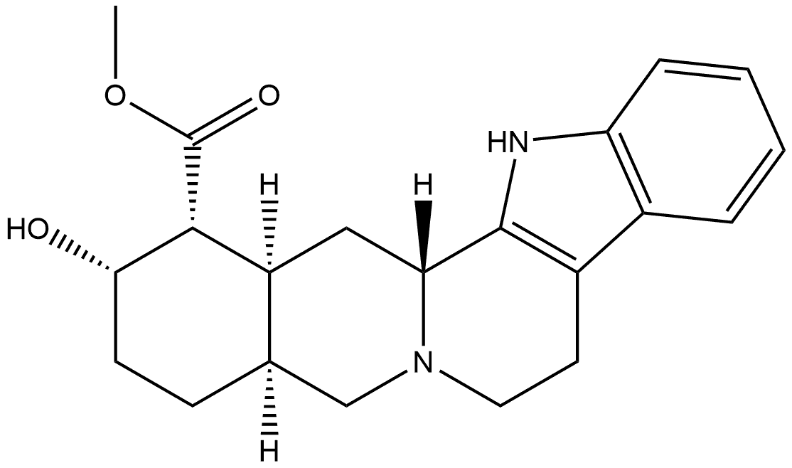 Yohimban-16-carboxylic acid, 17-hydroxy-, methyl ester, (3β,16α,17α,20α)- Structural