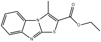 Thiazolo[3,2-a]benzimidazole-2-carboxylic acid, 3-methyl-, ethyl ester Structural