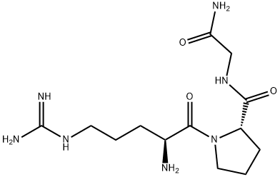 Glycinamide, L-arginyl-L-prolyl- (9CI) Structural