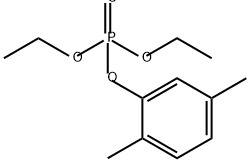 Phosphoric acid, 2,5-dimethylphenyl diethyl ester Structural