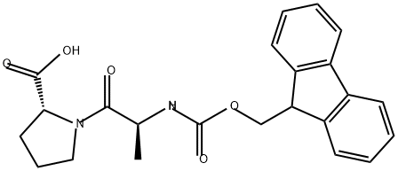 D-Proline, N-[(9H-fluoren-9-ylmethoxy)carbonyl]-L-alanyl- (9CI) Structural