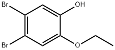 Phenol, 4,5-dibromo-2-ethoxy- Structural