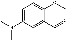 Benzaldehyde, 5-(dimethylamino)-2-methoxy- Structural