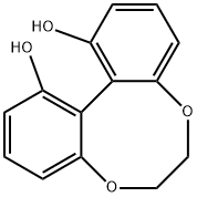 Dibenzo[e,g][1,4]dioxocin-1,12-diol, 6,7-dihydro- Structural