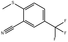 Benzonitrile, 2-(methylthio)-5-(trifluoromethyl)- Structural