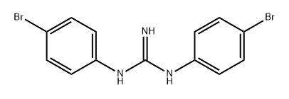 Guanidine, N,N'-bis(4-bromophenyl)- Structural